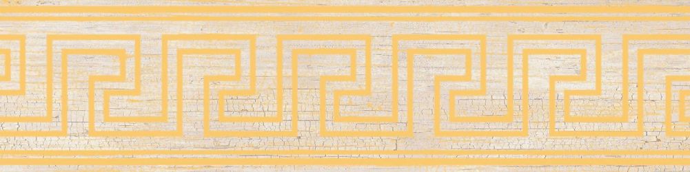 263042 Fascia Greca Oro White 20x80
