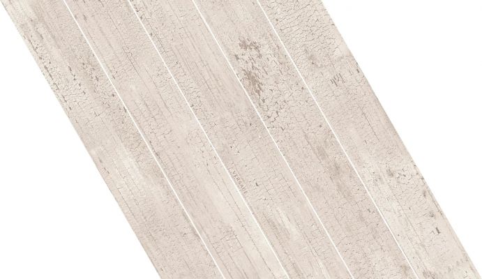 263192 Mosaico Chevron White 40x46