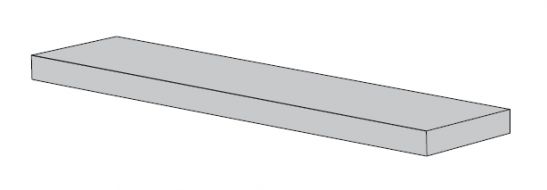 263210 GRADONE ANGOLARE DX CARBON 120x32x4