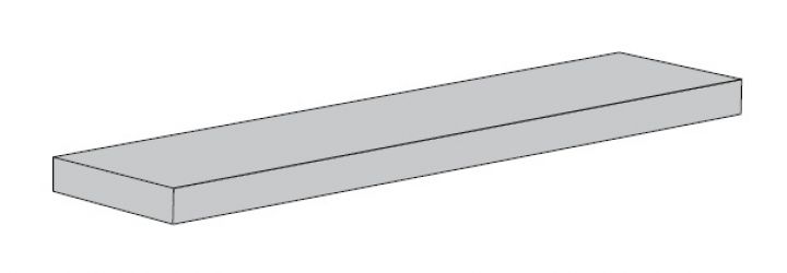 263220 GRADONE ANGOLARE SX CARBON 120x32x4