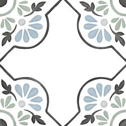 31079 TANGER BLUE PETALS R9 12.3x12.3