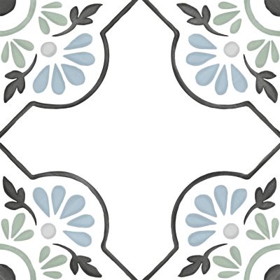 31079 TANGER BLUE PETALS R9 12.3x12.3