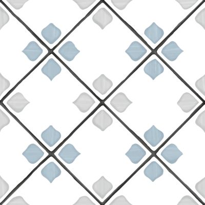 31083 TANGER SILVER RHOMB R9 12.3x12.3