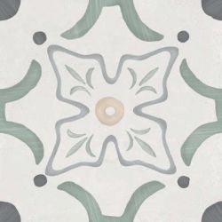 3386036155 Керамогранит Sirocco Green Flower 9mm R10 22.3x22.3