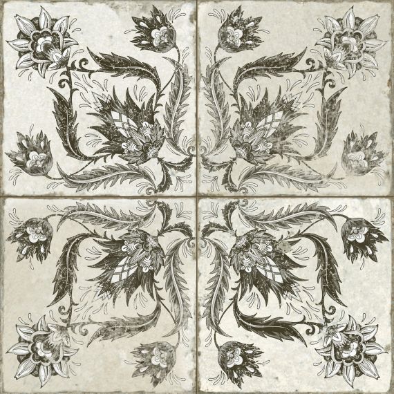 39368 Плитка Fs Ivy Black 45x45x0,95