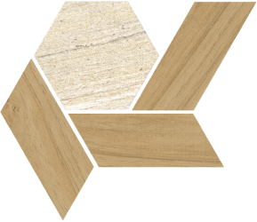 405E Mosaico Lesnaya Beige 20x17.5