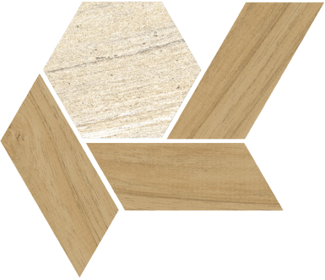 405E Mosaico Lesnaya Beige 20x17.5