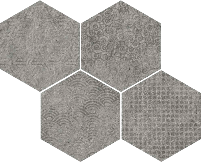 40GF Mosaico Bys-SP Grafito 35x28