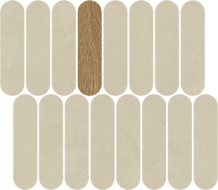 40KZ Мозаика Mosaico Rockaway Natural 27x31