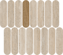 40QS Мозаика Mosaico Passy Natural 27x31