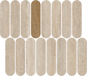 40QS Мозаика Mosaico Passy Natural 27x31