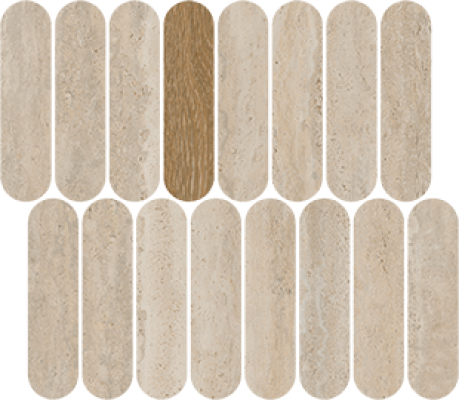 40QS Мозаика Mosaico Passy Natural 27x31