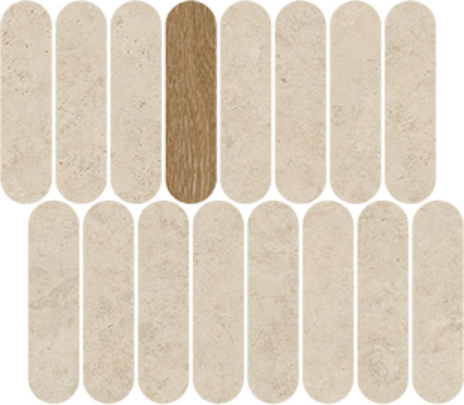 40QU Мозаика Mosaico Barbican Natural 27x31