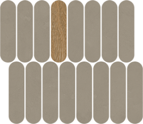 40QZ Мозаика Mosaico Rockaway Gris 27x31