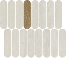 41SH Мозаика Mosaico Passy Blanco 27x31