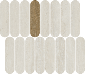 41SH Мозаика Mosaico Passy Blanco 27x31