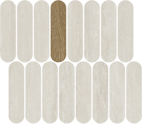 41SH Мозаика Mosaico Passy Blanco 27x31