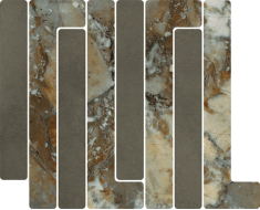 41W5 Мозаика Mosaico Trellick Tassili Antracita 30x24,2