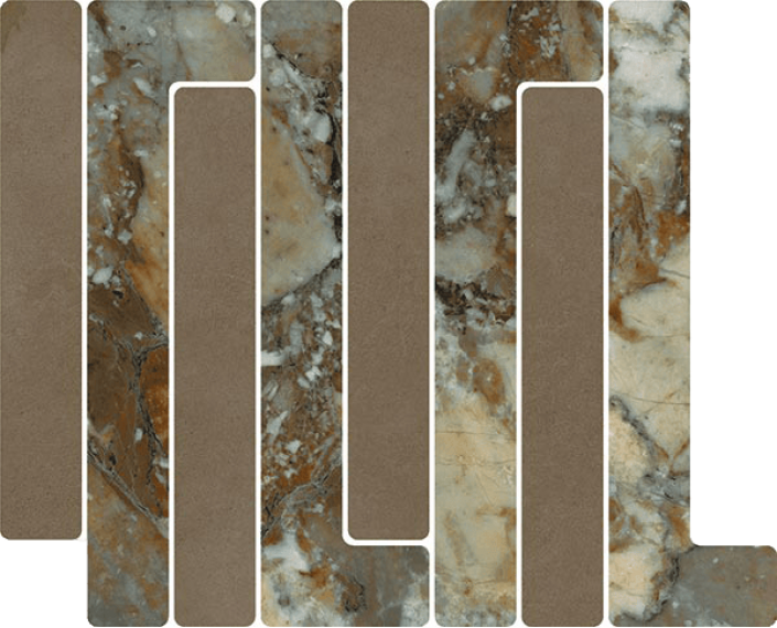 41W9 Мозаика Mosaico Trellick Tassili Mokka 30x24,2