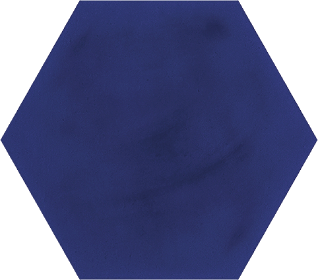 4B3G Керамогранит Hexagono Figuli Blue 15x17