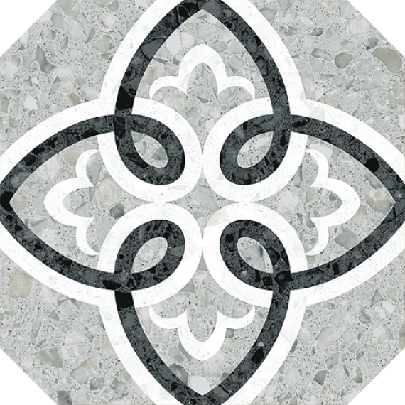 4T75 Octgono Garde Gris 20x20