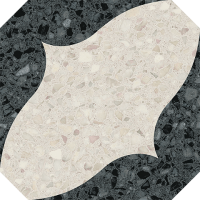 4T78 Octgono Cerbera Negro 20x20