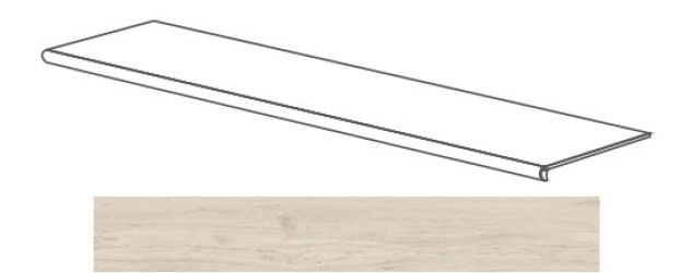 52100 Just GRADONE SBIANCATO 120x4x32