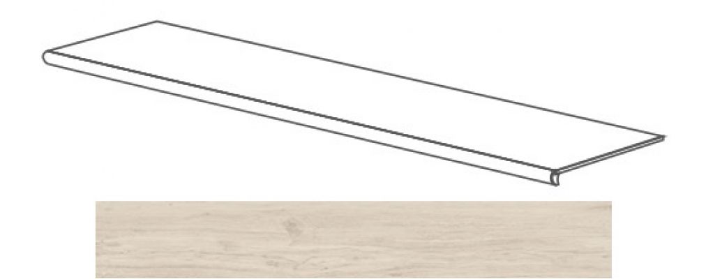 52100 Just GRADONE SBIANCATO 120x4x32