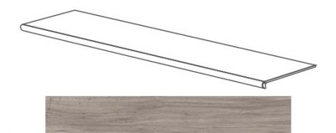 52101 Just GRADONE GRIGIO 120x4x32