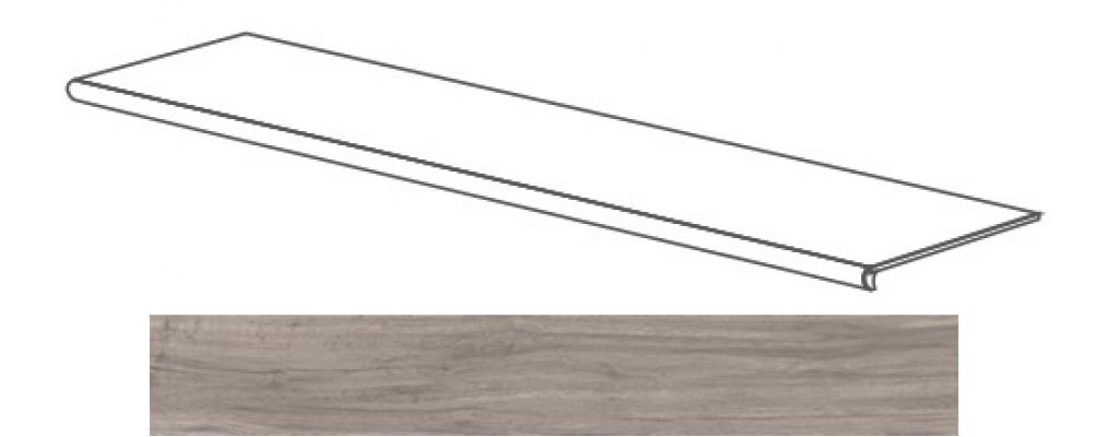 52101 Just GRADONE GRIGIO 120x4x32