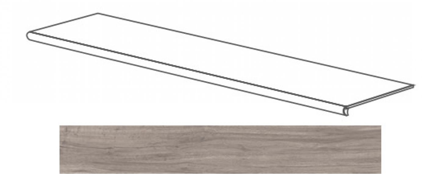 52101 Just GRADONE GRIGIO 120x4x32