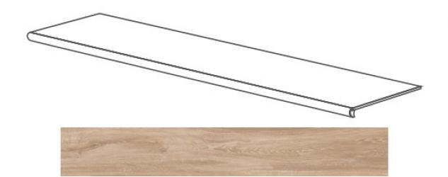 52102 Just GRADONE BEIGE CHIARO 120x4x32