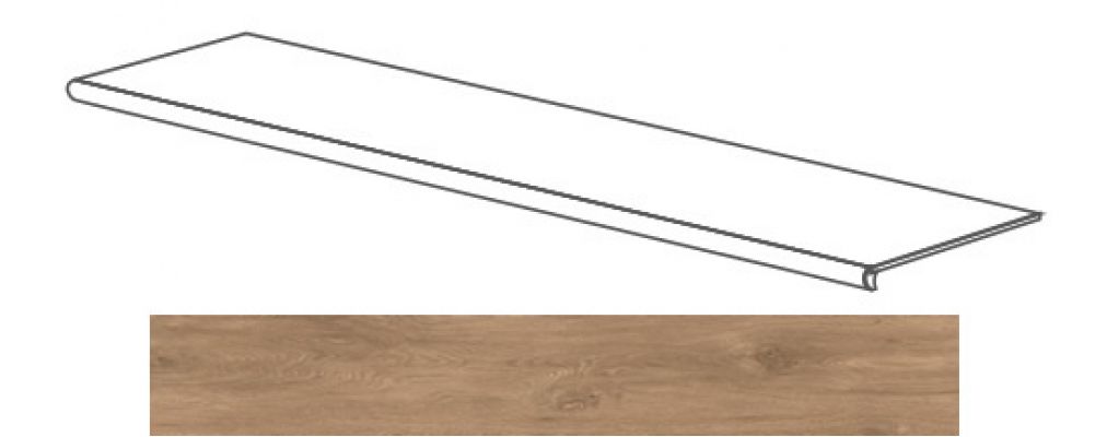 52103 Just GRADONE BEIGE SCURO 120x4x32