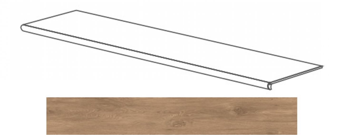 52103 Just GRADONE BEIGE SCURO 120x4x32