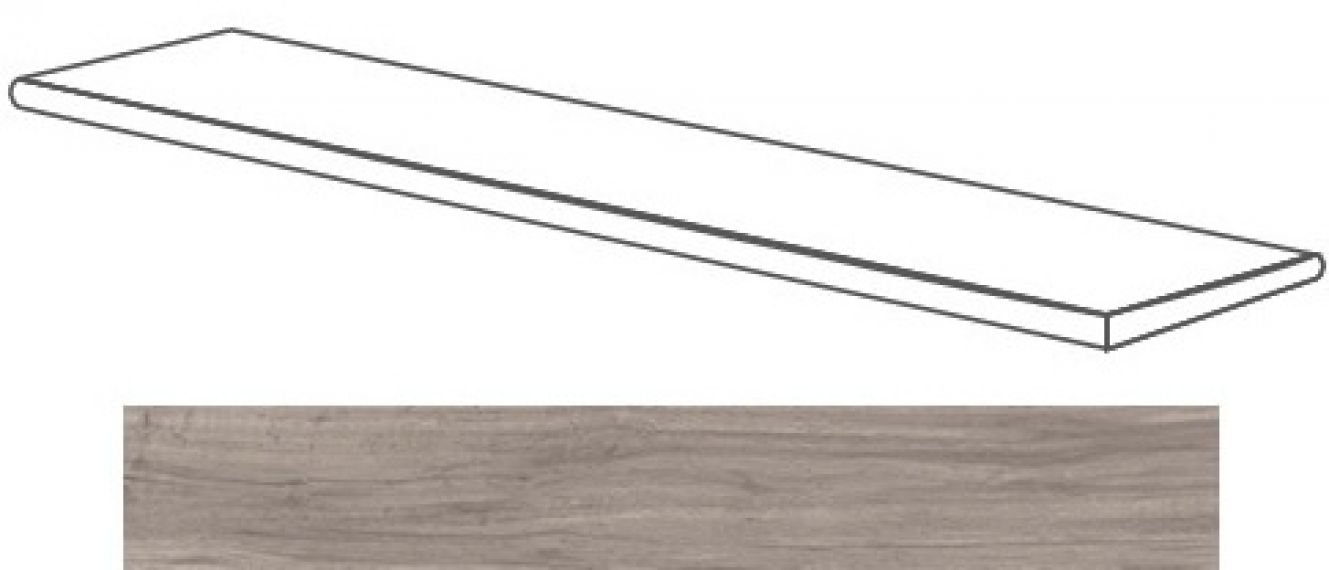 52111 Just GRAD.ANG.DX GRIGIO 120x4x32
