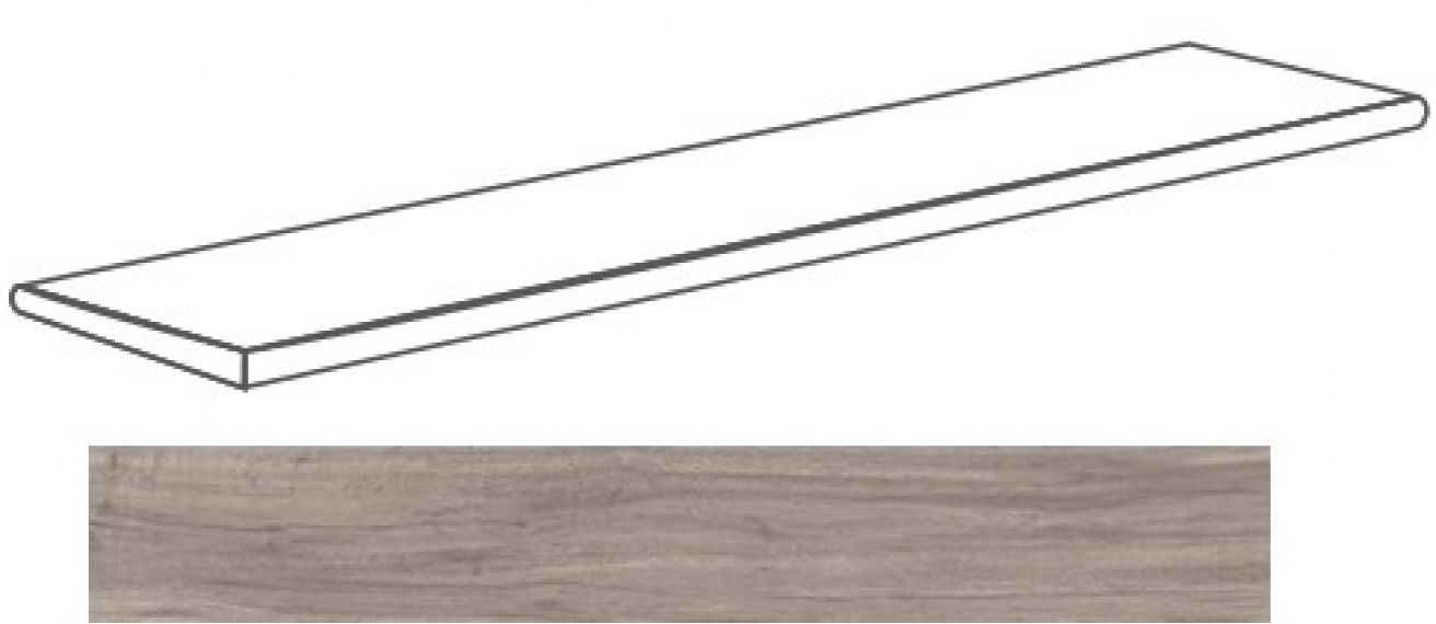52121 Just GRAD.ANG.SX GRIGIO 120x4x32