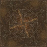 58130 Rosone Classic Charcoal 80x80