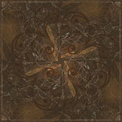 58130 Rosone Classic Charcoal 80x80