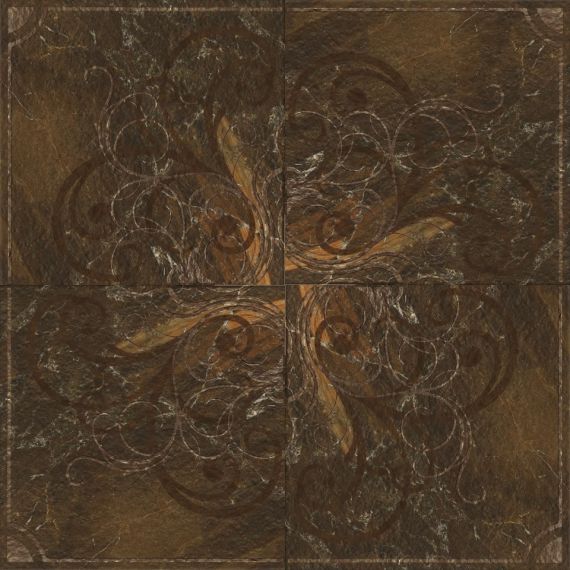58130 Rosone Classic Charcoal 80x80