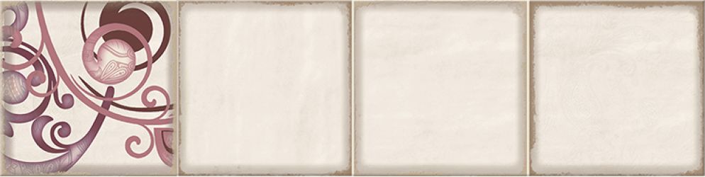 586842004 Плитка Faenza Wine Ornament Frise 2 15.6x63