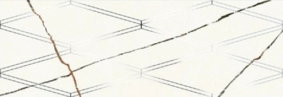 588122001 Плитка Bianco Covelano Rombi 24.2x70