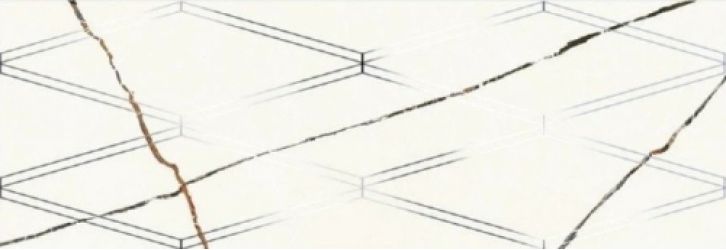 588122001 Плитка Bianco Covelano Rombi 24.2x70