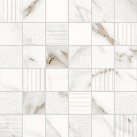 588143004 Мозаика Calacatta Grey Mosaic 30x30
