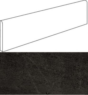 610130002166 Wise Dark Battiscopa 7.2x60