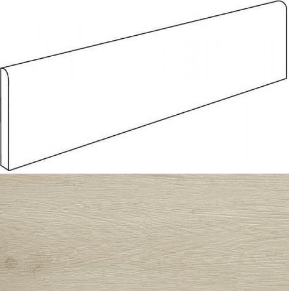 610130002184 Verity White Battiscopa 7,2x60