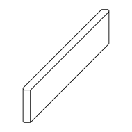 610130004723 Портофино Серый Плинтус 7,2x45