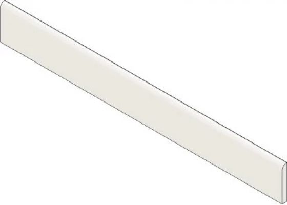 610130007526 Керамогранит F.d.M.Quark Brazilian White Battiscopa Matt 7,2x80