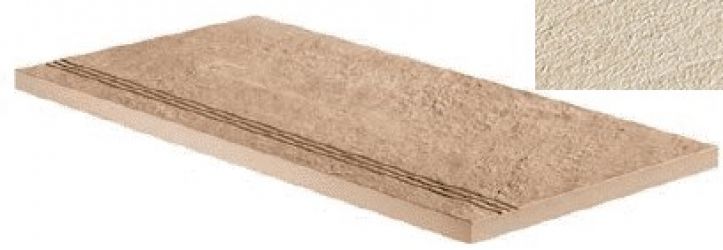 620040000046 Cliff Bianco Gradino Lineare 30x60