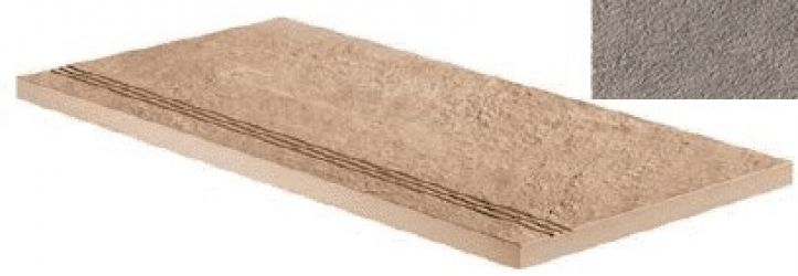620040000048 Cliff Grigio Gradino Lineare 30x60