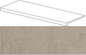 620070001086 Silver Grey Scalino Frontale 33x120